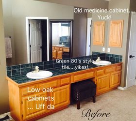 Master Bath Redo With General Finishes Wood Stain Hometalk