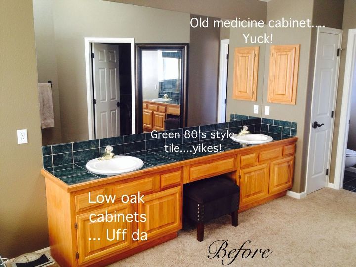 Master Bath Redo With General Finishes Wood Stain Hometalk