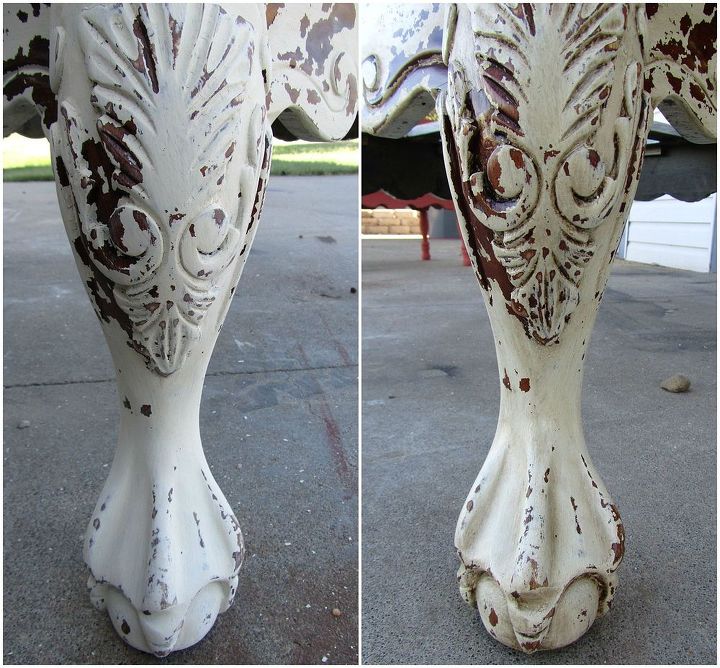 shabby chic coffee table paint redo distressed, chalk paint, painted furniture