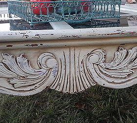shabby chic coffee table paint redo distressed, chalk paint, painted furniture