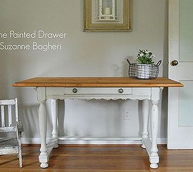 painted furniture desk french country farmhouse wood, painted furniture
