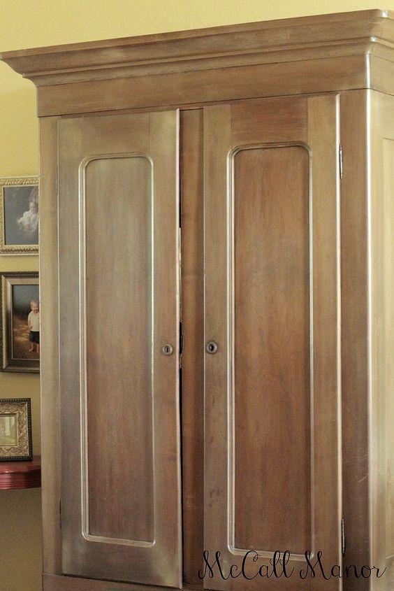 armoire antique wood decor preserving, home decor, repurposing upcycling, wreaths