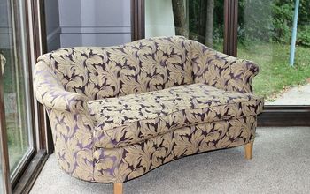 Reupholstered & Tufted Vintage Sofa