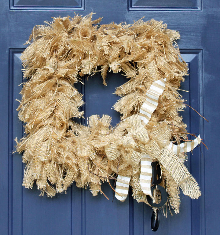 fall decor wreath square burlap boo, crafts, wreaths