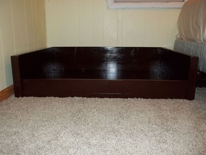 woodworking dog bed large wooden, diy, painted furniture, pets animals, woodworking projects