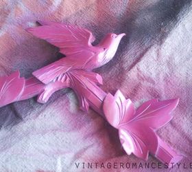glam hot pink glitter cuckoo clock makeover, crafts, repurposing upcycling