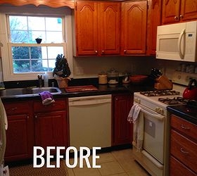 kitchen makeover for under two thousand, diy, home improvement, kitchen cabinets, kitchen design
