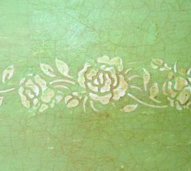 bedroom painted makeover stencil floral, bedroom ideas, paint colors, painted furniture, painting