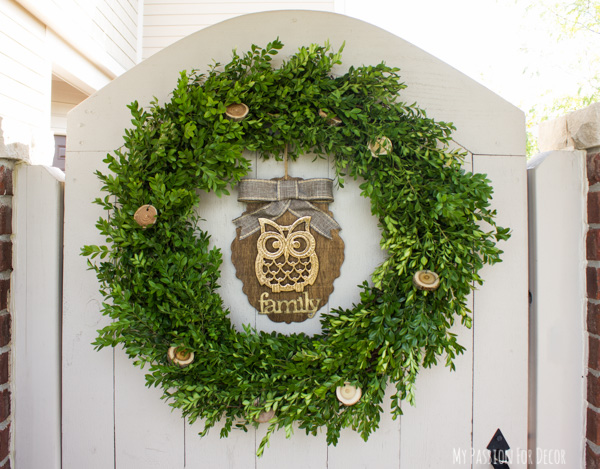 diy fall boxwood wreath, crafts, seasonal holiday decor, wreaths