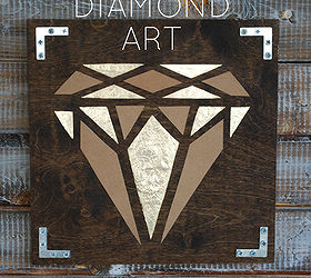 diy arte geomtrico de diamantes