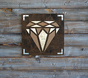 diy geometric diamond art, crafts, diy, home decor, wall decor