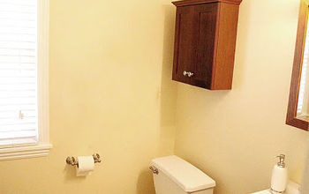 Powder Room Renovation - Becomes Full Bath With Hidden Storage
