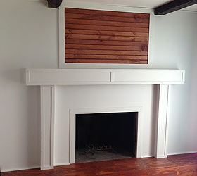 fireplace redo cottage chic brick white, diy, fireplaces mantels, home decor, wall decor