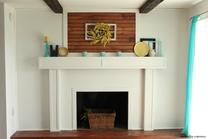 fireplace redo cottage chic brick white, diy, fireplaces mantels, home decor, wall decor