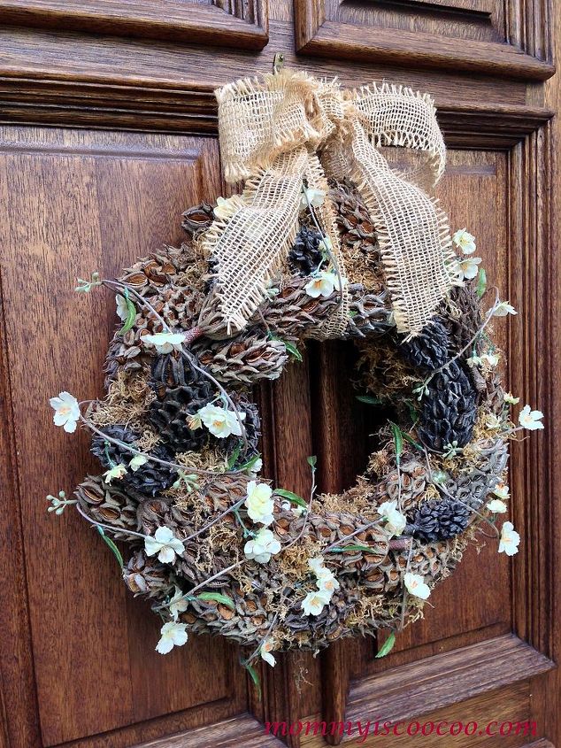 fall decor ideas home garland wreath, crafts, seasonal holiday decor, wreaths