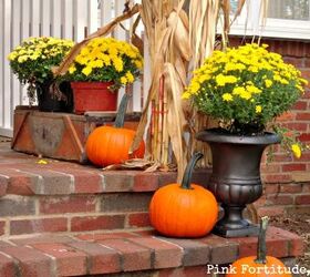 porches fall decor festive scarecrow pumpkins, porches, seasonal holiday decor