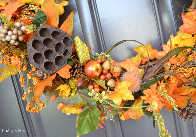 guirlanda e decorao de varanda de outono diy