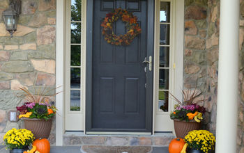 Fall Front Porch Décor and DIY Wreath