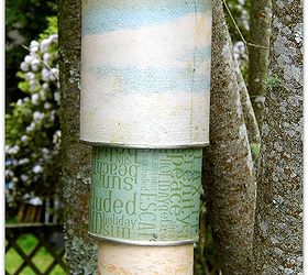 crafts tin can windchime, crafts, outdoor living, repurposing upcycling