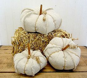 fall decor pumpkins drop cloth twine craft, crafts, how to, seasonal holiday decor