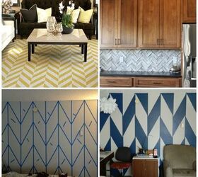 home decor patterns modern, home decor, living room ideas, window treatments, Herringbone
