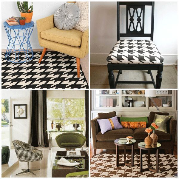 home decor patterns modern, home decor, living room ideas, window treatments, Houndstooth