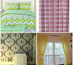 home decor patterns modern, home decor, living room ideas, window treatments, Ogee
