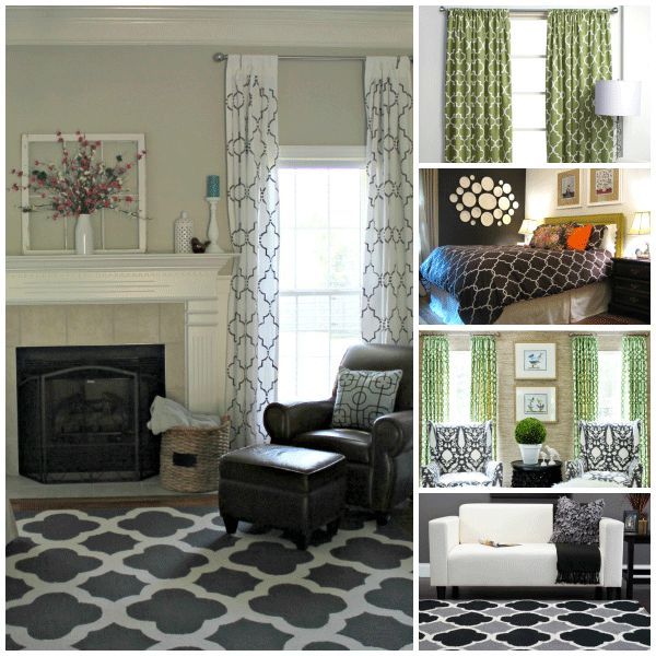 home decor patterns modern, home decor, living room ideas, window treatments, Quatrefoil
