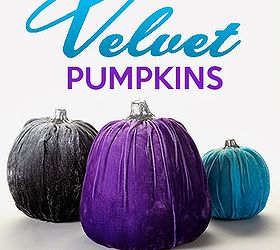 how to make velvet pumpkins, crafts, how to