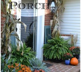 fall porch upcycled garden, porches, seasonal holiday decor