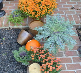 fall porch upcycled garden, porches, seasonal holiday decor