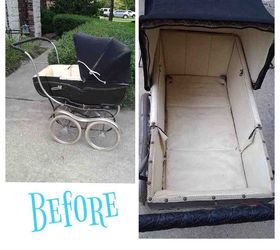 how to make a baby carriage out of cardboard