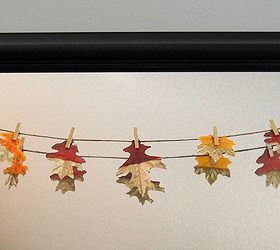 fall gold dipped leaf banner, crafts, seasonal holiday decor
