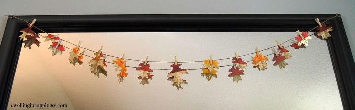 banner de folhas douradas de outono simples