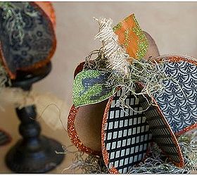 paper and pumpkins and glitter oh my, crafts, seasonal holiday decor