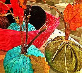 crafts velvet pumpkins pennies fall budget, crafts, seasonal holiday decor