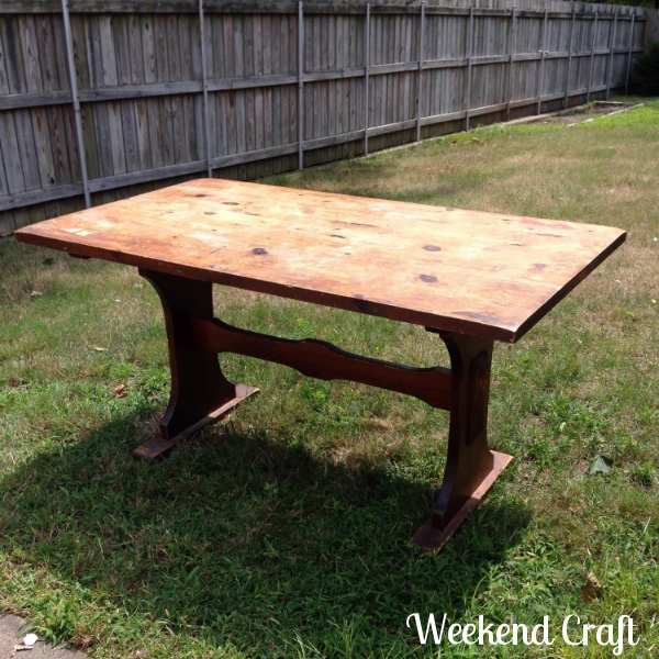 diy farmhouse table makeover, painted furniture