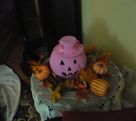 halloween decorations breast cancer month, halloween decorations, seasonal holiday decor
