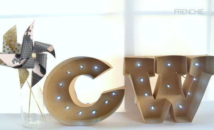 diy marquee letters, crafts, home decor