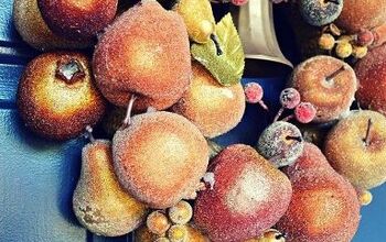  Coroa de outono de frutas açucaradas