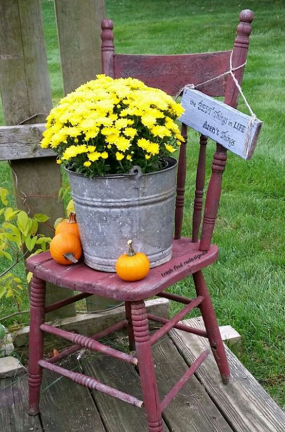 garden art kitchen chair repurposed planter stand, container gardening, flowers, gardening, repurposing upcycling