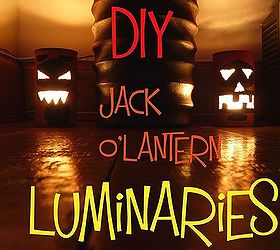 DIY Jack O’ Lantern Luminaries (From a Can)