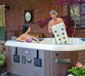 hot tub pain relief spa backyard, outdoor living, spas, Hot Tub Massage Jets
