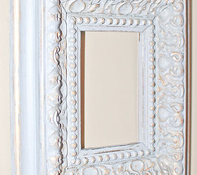 gallery wall vintage frames spray painted white french, chalk paint, painting, wall decor