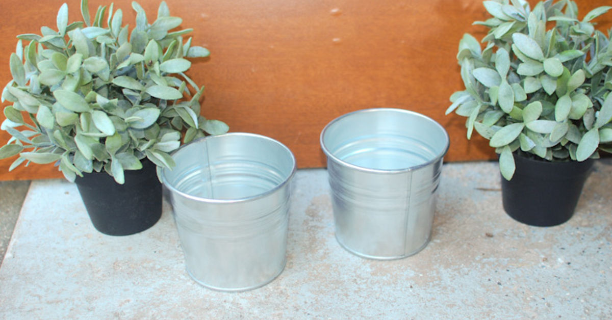 Floreiras francesas vintage caiadas de branco da IKEA | Hometalk