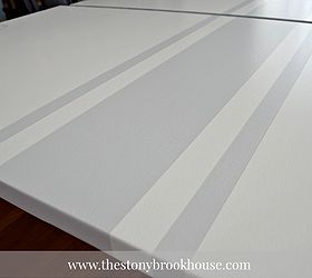 painted furniture dining table white grey striped, painted furniture