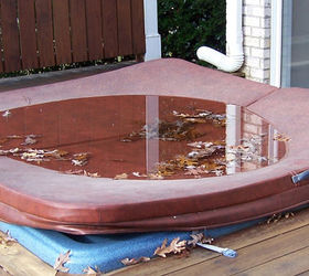 replacing your hot tub cover, outdoor living, spas