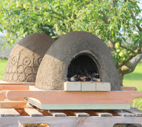 build wood fired earth oven, concrete masonry, diy, outdoor living, woodworking projects