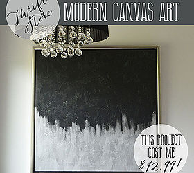 wall art modern metallic thrift store canvas, crafts, home decor, painting
