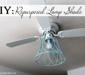 diy repurposed lamp shade, lighting, repurposing upcycling